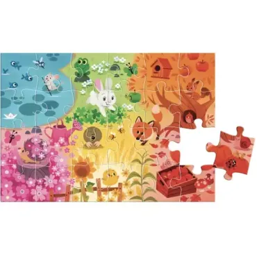 Puzzle cherche et trouve des tout-petits - les couleurs