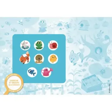 Puzzle cherche et trouve des tout-petits - les couleurs