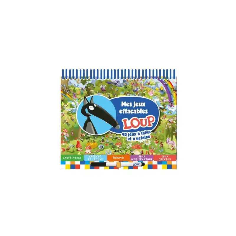 Mes jeux effaçables loup