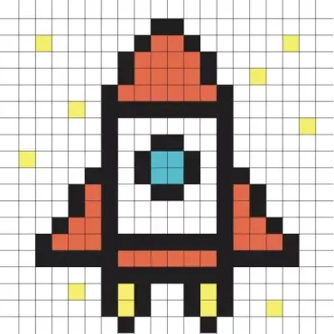 Jeu magnétique - Pixel