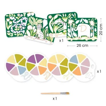 Peinture à la palette - Les Sauvages