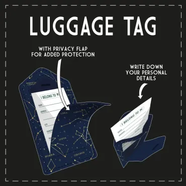 Étiquette de Bagage - Stars