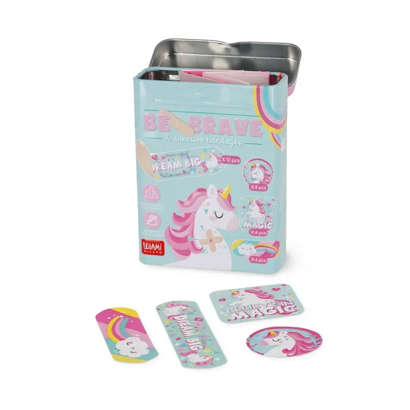 30 Pansements Imprimés - Licorne