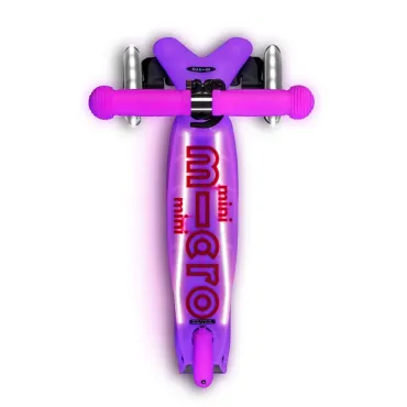 Trottinette enfant Mini Micro Deluxe - Glow Rose LED