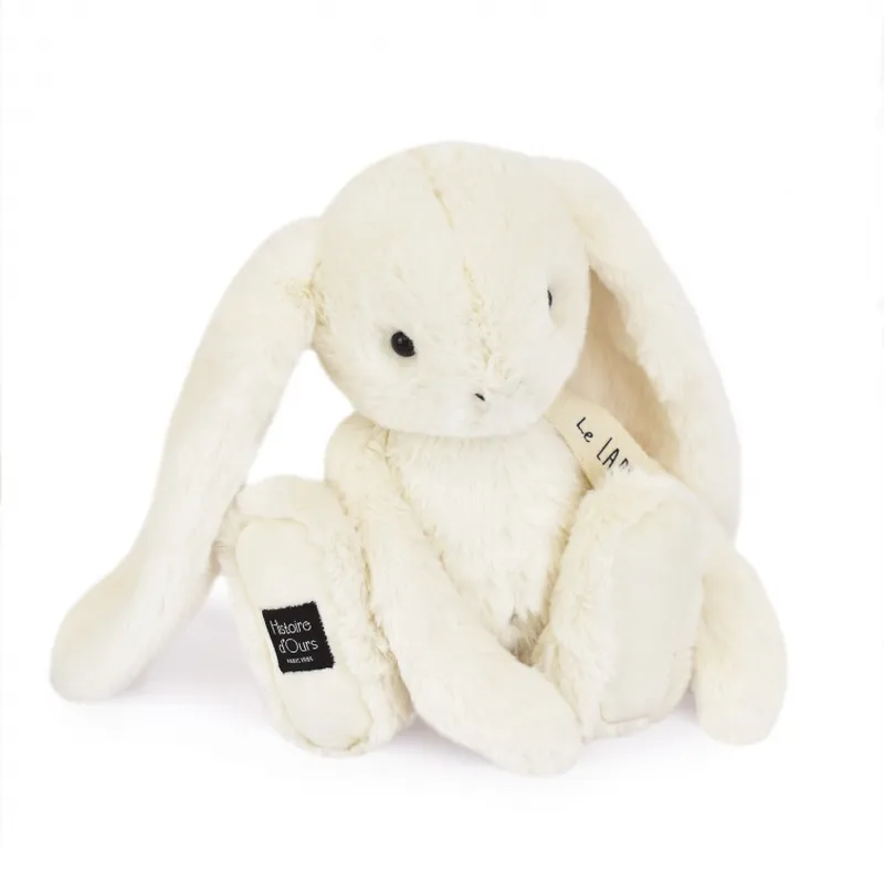 Peluche lapin blanc - LE LAPIN - 32 cm