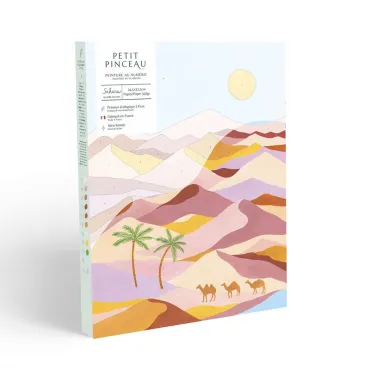 Coffret peinture au numéro - Sahara par Émilie De Castro