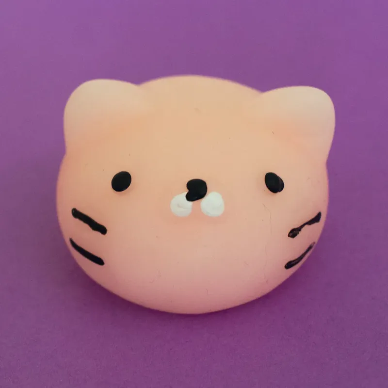 Mini squishy - Tête de chat rose