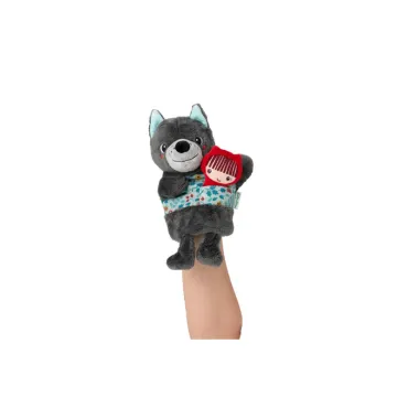 Louis le loup marionnette à main