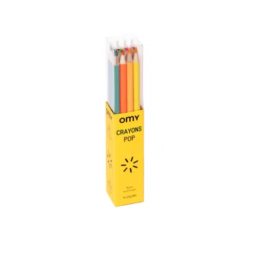 16 Crayons de couleurs - Pop 