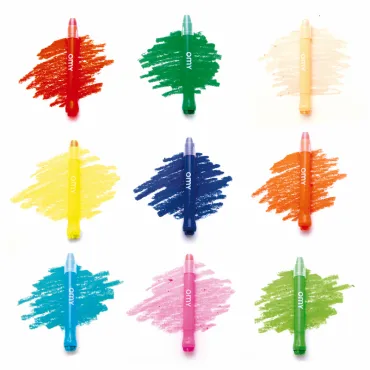 9 Crayons gel