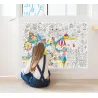 Poster géant à colorier - Kawai