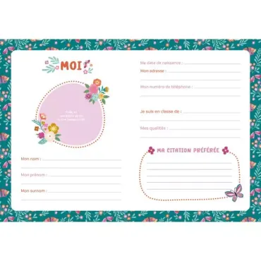 Mon carnet secret ultrapailleté