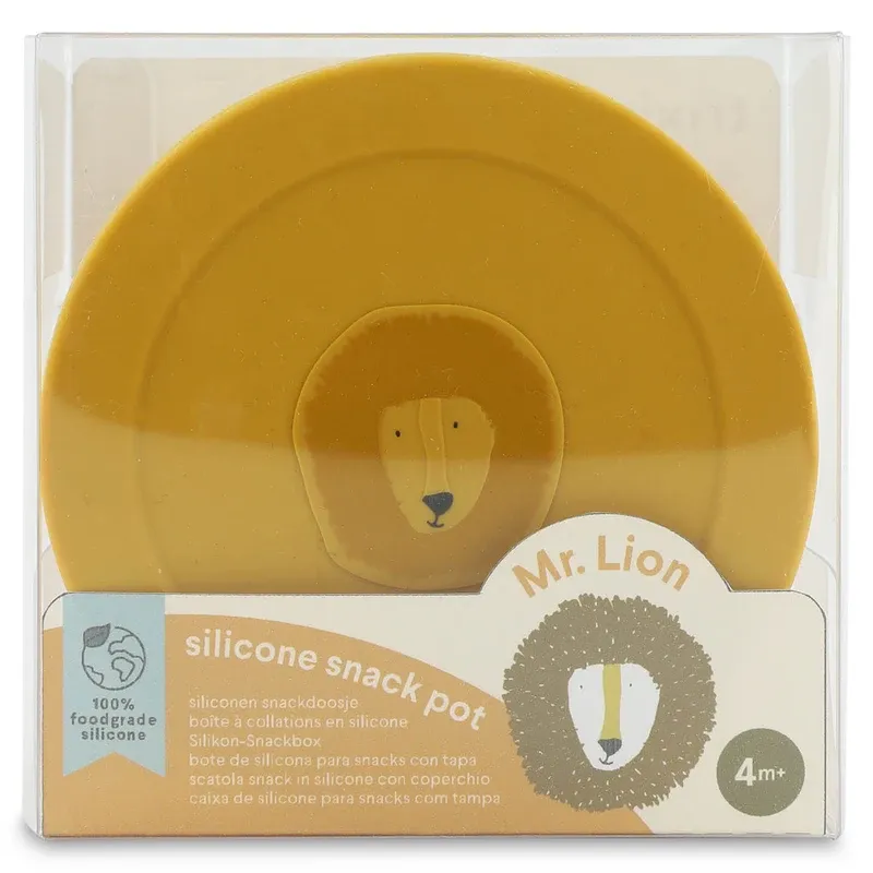 Boîte à collations en silicone - Mr. Lion