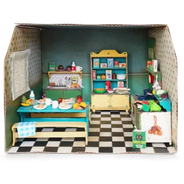 Pièce en carton - Cuisine