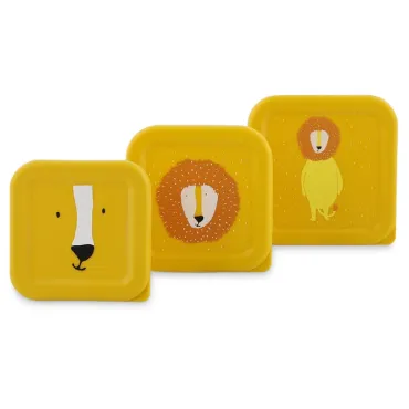 Boîtes à goûter - 3 pièces - Mr. Lion