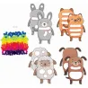 Stick'N Fun - Pompons - Animaux de la ferme