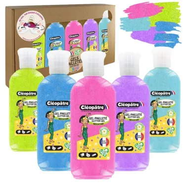 Coffret de 5 flacons de gel...