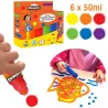 Lot de 6 P’tits Tampons Gouache 50ml