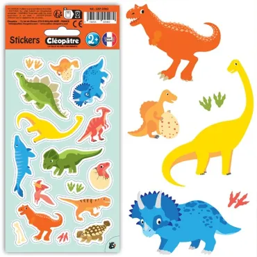 16 gommettes - Dinosaures
