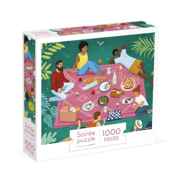 Puzzle picnic entre amis -...