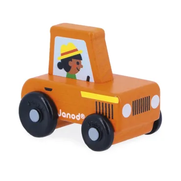 Cross roads - Tracteur rouge
