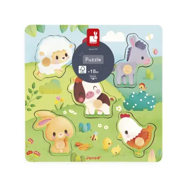 Ferme - Puzzle tactile