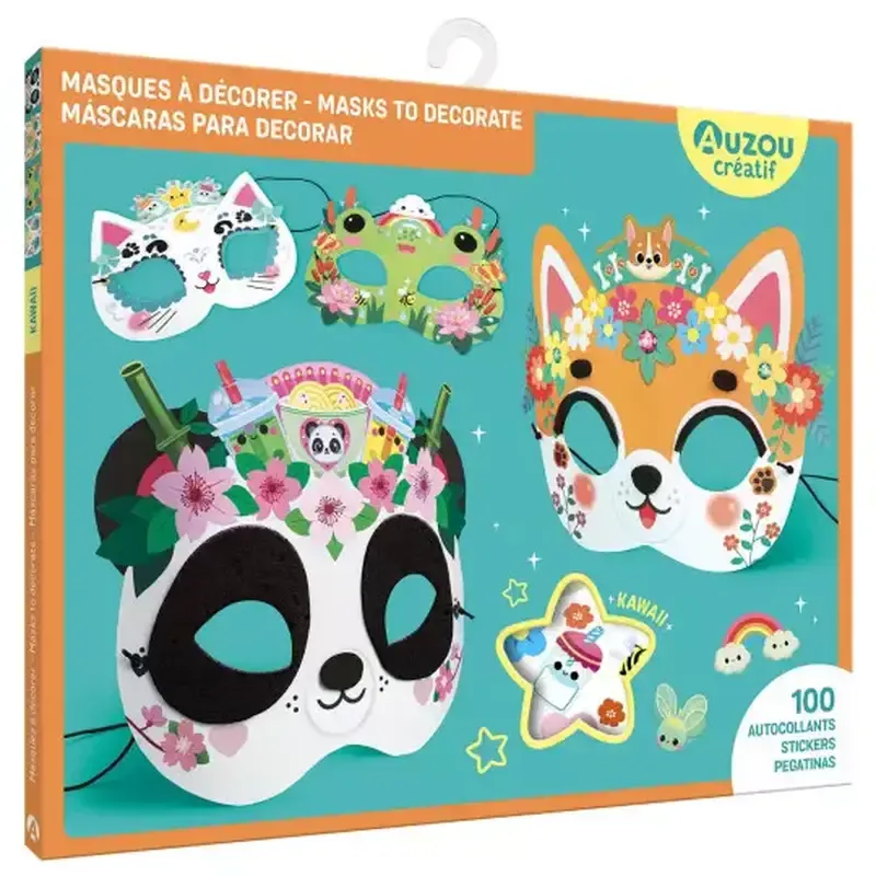 Masques et tattoos Kawaii