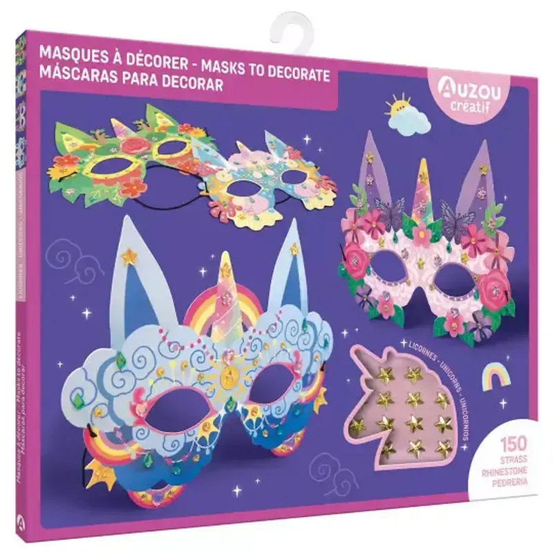 Masques et tattoos Licornes