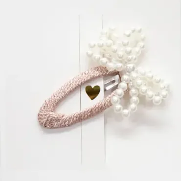 Barrette Milena rose -...