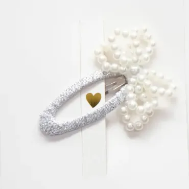 Barrette Milena blanche -...