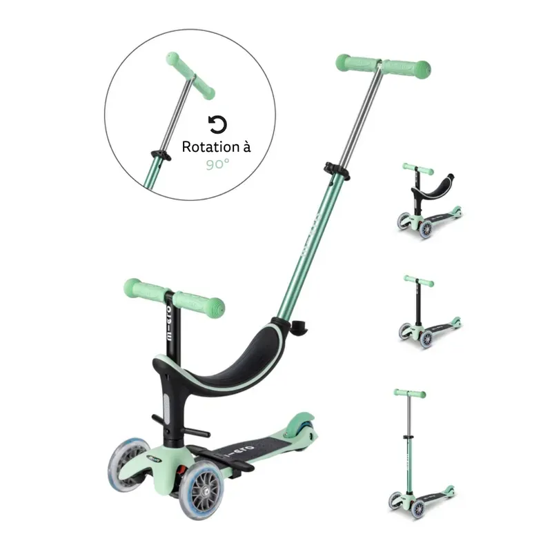 Trottinette évolutive Mini Micro 3en1 Révolution - Mint