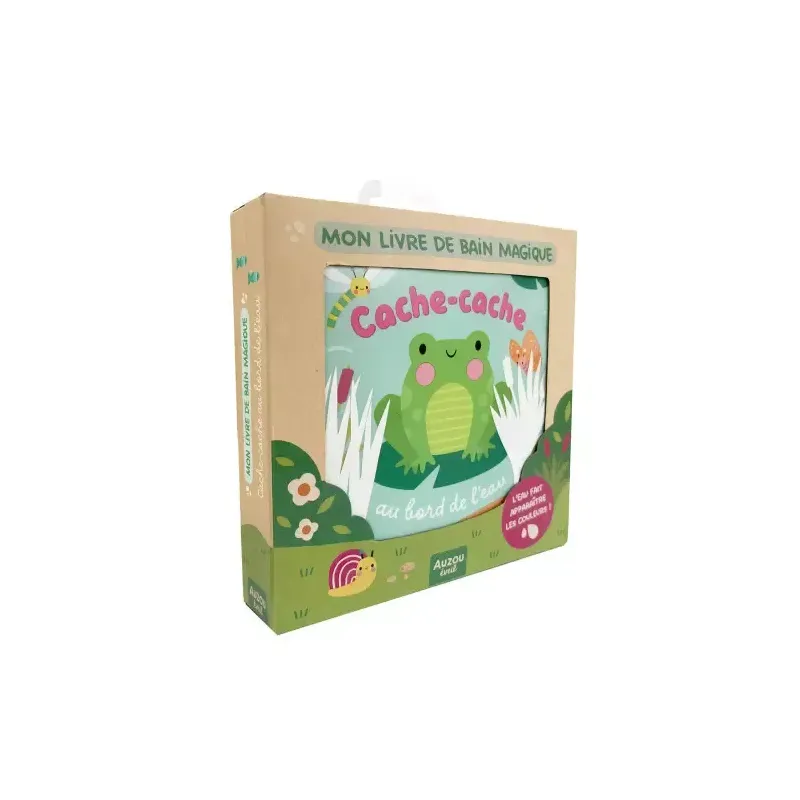 Cache-cache au bord de l'eau - Mon livre de bain magique
