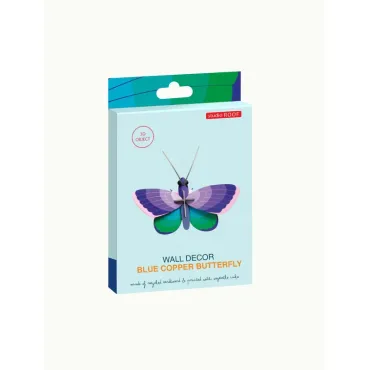 Wall Art - Blue Copper Butterfly