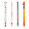 Set de 4 Stylos à Encre Gel Effaçable - Vache, Cohon, Ane et Coq