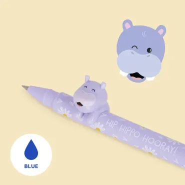 Stylo à Encre Gel - Lovely Friends - Hippo