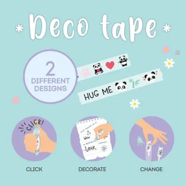 Stylo de Ruban Décoratif - Deco Tape - Panda
