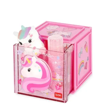 Boîte Empilable de Bureau - Licorne