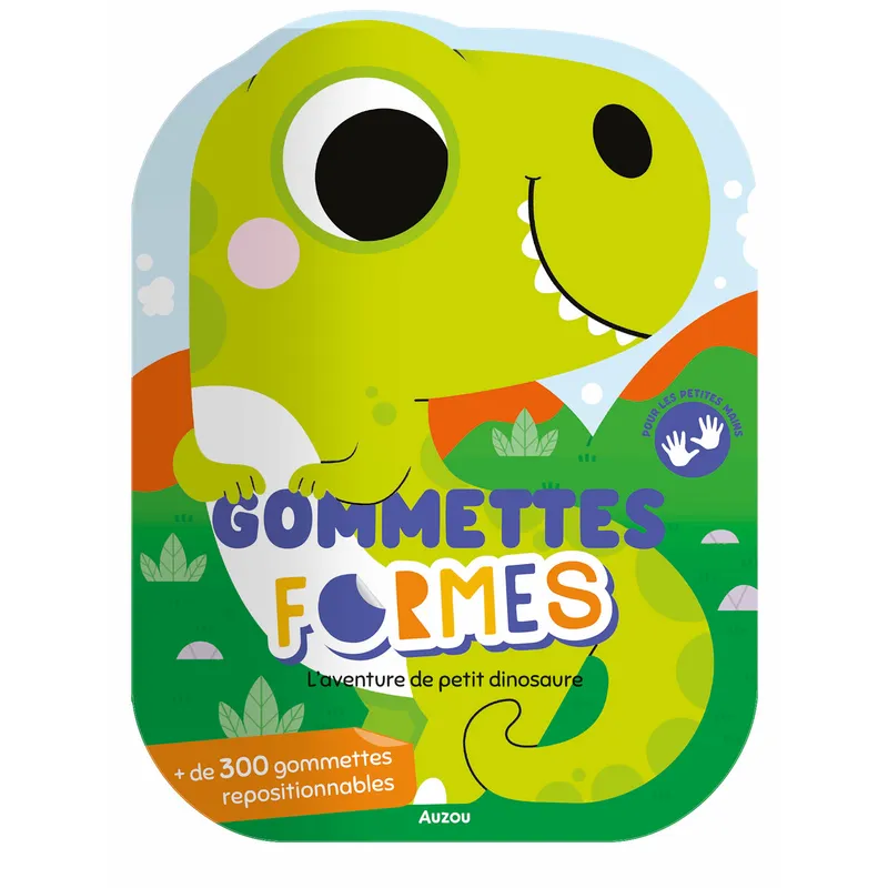 Gommettes à formes - L'aventure de petit dinosaure