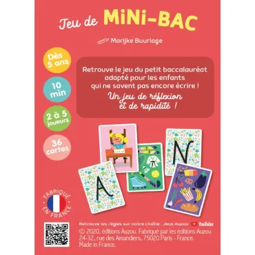 Jeu du mini-bac
