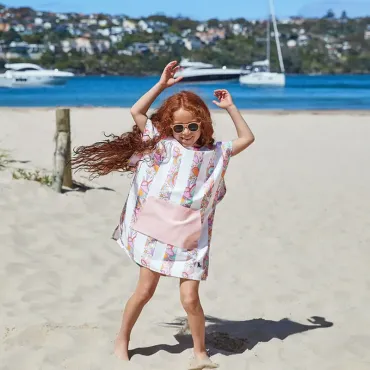 Poncho Kids - 7 à 10 ans - Pink Power
