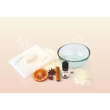 Kit DIY - Bougie hiver gourmand