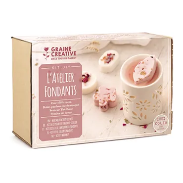 Kit DIY - L'atelier fondants à bougies fleuries