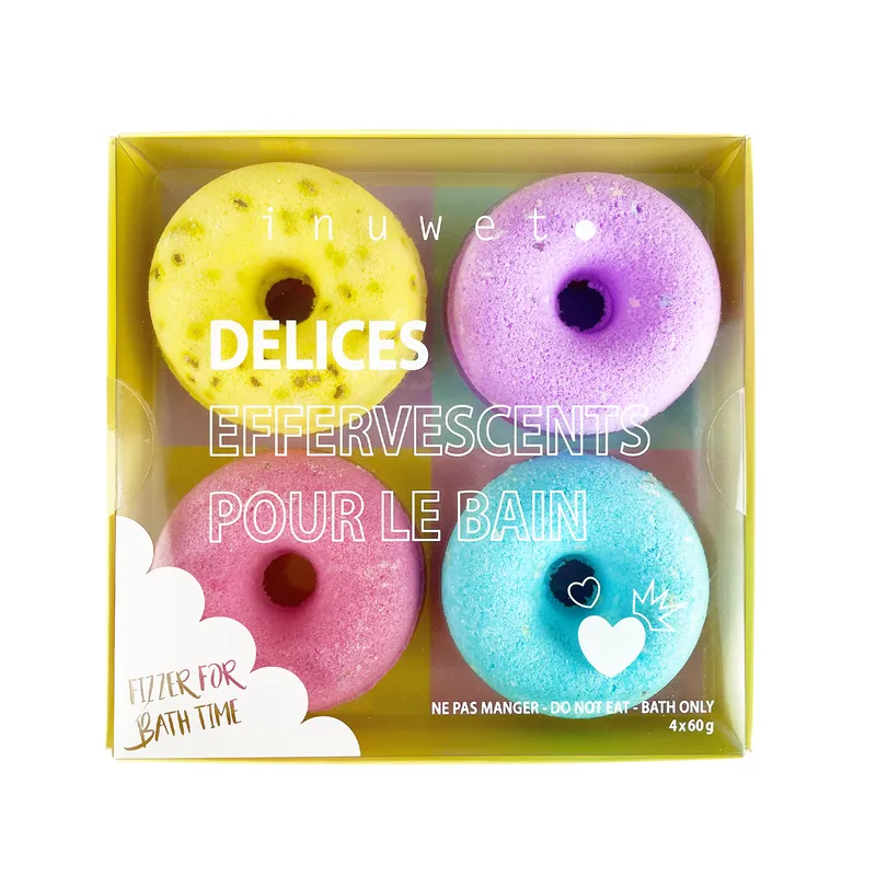 Bombe de bain - Coffret de 4 donuts