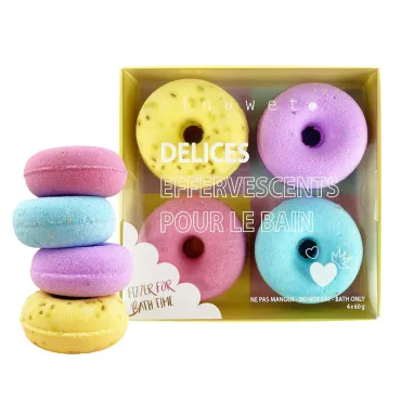Bombe de bain - Coffret de 4 donuts
