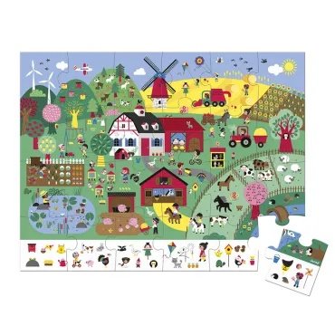 Puzzle d'observation La Ferme 24 pièces