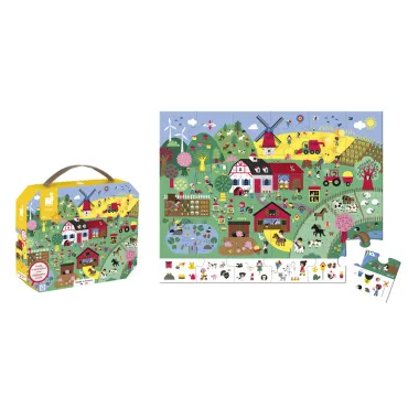 Puzzle d'observation La Ferme 24 pièces