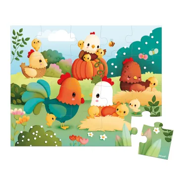 Puzzle Bienvenue à la Basse-cour 20 pièces