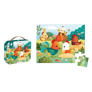 Puzzle Bienvenue à la Basse-cour 20 pièces