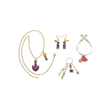 Kit Créatif - Coffret 4 Bijoux Fioles de Fées à Créer