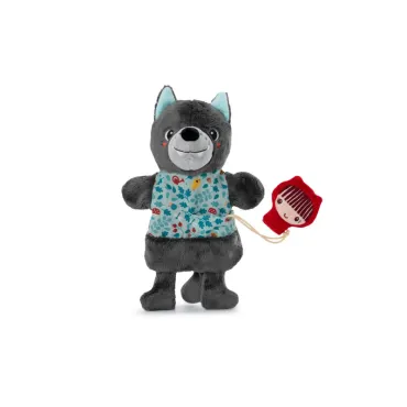 Louis le loup marionnette à main